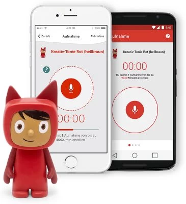 Tonies Kreativ-Tonie, Rot/hellbraun – Bild 2